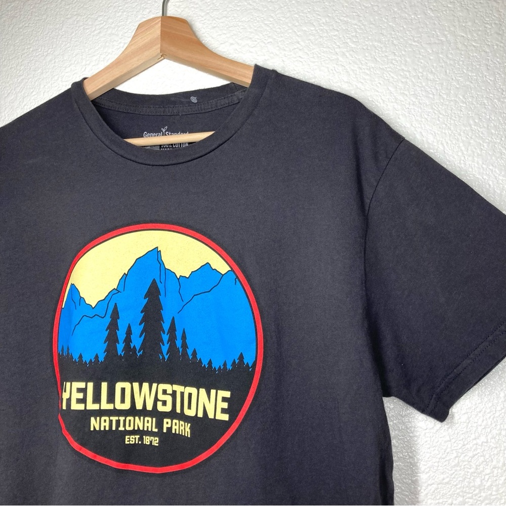 YellowStone National Park Tee Shirt General Standard Size Mens Large Cotton USA - Picture 6 of 11